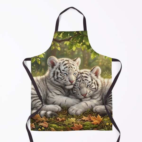 Item preview, Under the Woodland Sun – Two Sleeping Tiger Cubs designed and sold by TreatLLC.