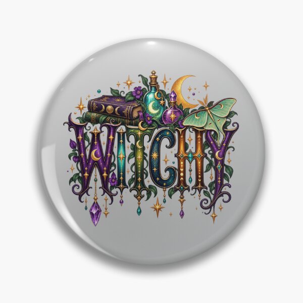 Item preview, Witchy Luna Moth Magic for Mystic Women designed and sold by POD DYNASTY | Original Print On Demand T-Shirt Graphics.