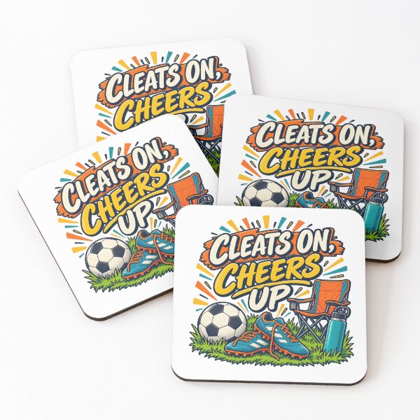 Item preview, Cleats On Cheers Up Soccer Family Art designed and sold by CheerfulNest.