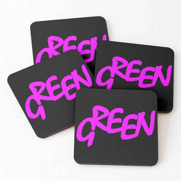 Item preview, 01 Green in Pink Confusing Typography designed and sold by Museum Of Non-Existing Art.