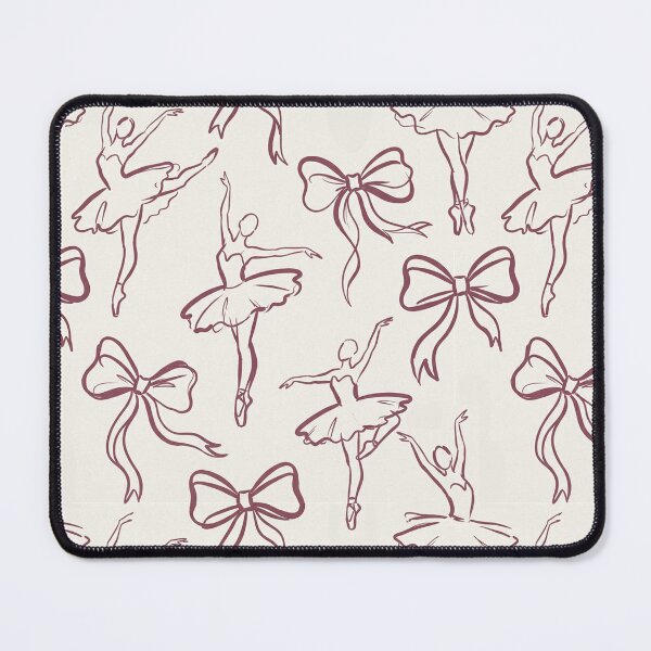 Item preview, Vintage Ballerina Bows Balletcore Coquette Seamless Pattern designed and sold by SayMaria.