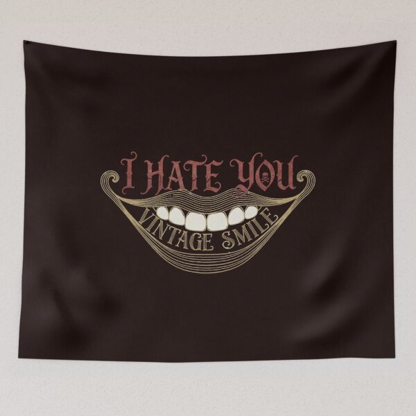 Item preview, I HATE YOU VINTAGE SMILE designed and sold by SkrabinhoArt.