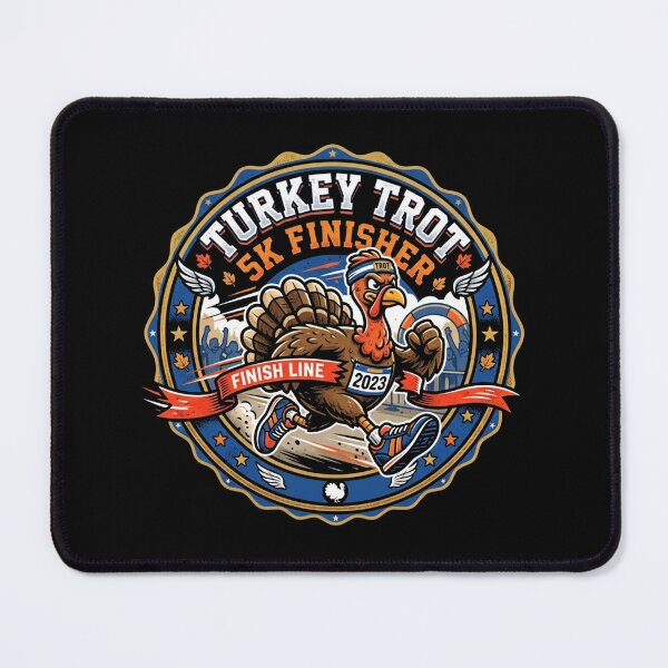 Item preview, Turkey Trot 5K Finisher Running Turkey Thanksgiving Race Medal designed and sold by TeNovaStudio ⭐⭐⭐⭐⭐.