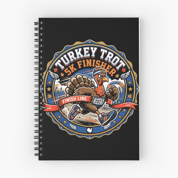 Item preview, Turkey Trot 5K Finisher Running Turkey Thanksgiving Race Medal designed and sold by TeNovaStudio ⭐⭐⭐⭐⭐.