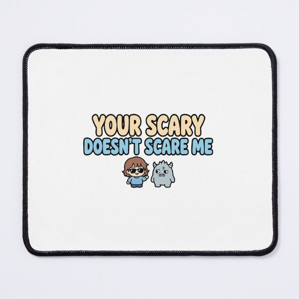 Item preview, Your Scary Doesn't Scare Me - Bold Fearless Halloween Sticker designed and sold by ismai6.
