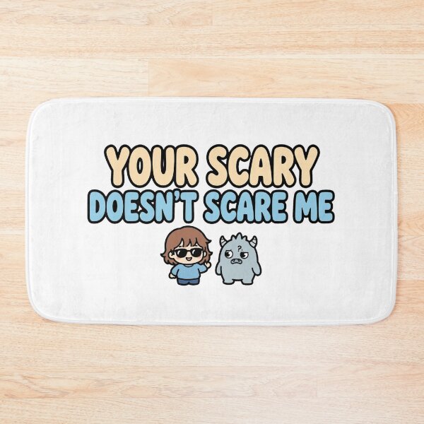 Item preview, Your Scary Doesn't Scare Me - Bold Fearless Halloween Sticker designed and sold by ismai6.