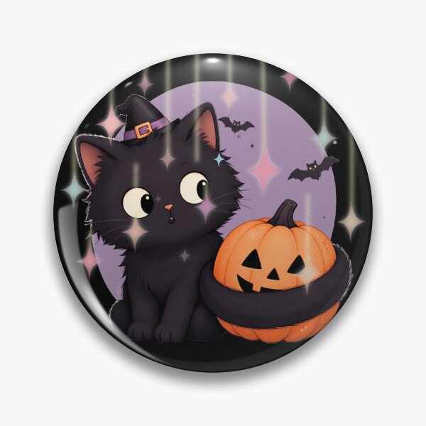 Item preview, Cat Tail Pumpkin - Cute Black Cat Halloween Design designed and sold by tellia-kallisto.