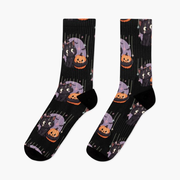 Item preview, Cat Tail Pumpkin - Cute Black Cat Halloween Design designed and sold by tellia-kallisto.