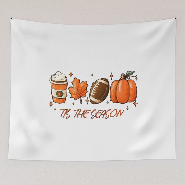 Item preview, Tis The Season Fall Football Coffee designed and sold by Evercrest Life.