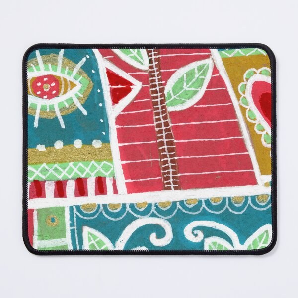 Item preview, Folk Hen with Floral Garden designed and sold by Fani*.