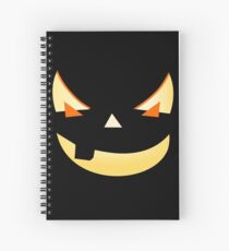 Halloween Kürbis Gesicht Spiralblock