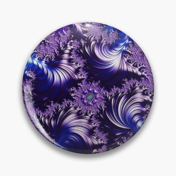 Item preview, Blue and purple fractal swirls designed and sold by KingsArtworx 2.