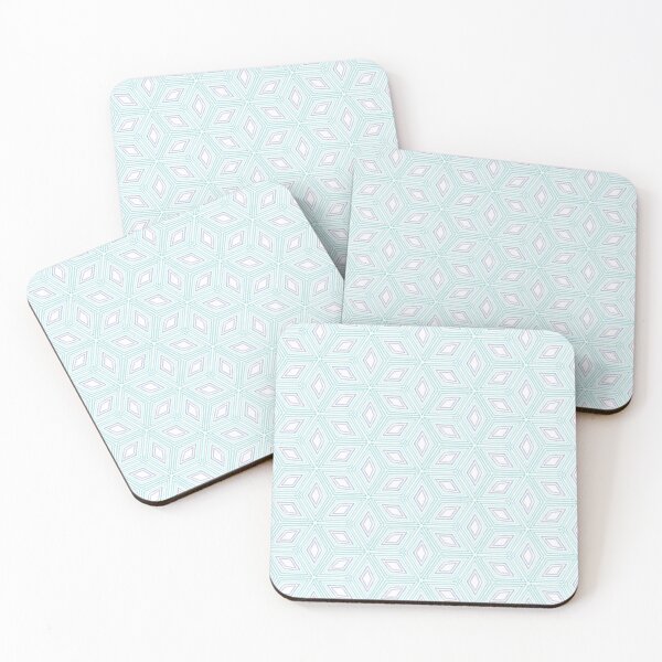 Item preview, Geometric blue pattern designed and sold by Ana Gorozpe.