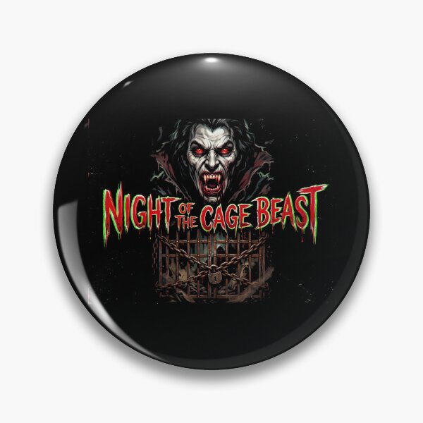 Item preview, Night Of The Cage Beast Vampire Dracula MMA Cage Halloween designed and sold by TeNovaStudio ⭐⭐⭐⭐⭐.