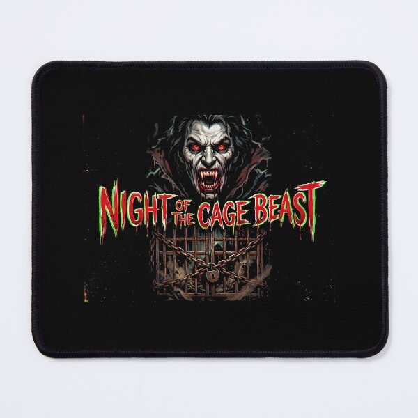 Item preview, Night Of The Cage Beast Vampire Dracula MMA Cage Halloween designed and sold by TeNovaStudio ⭐⭐⭐⭐⭐.