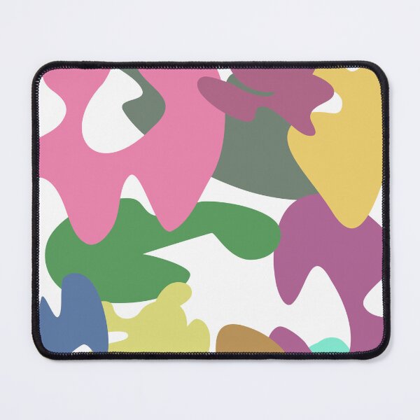 Item preview, Pastel abstract colorful organic shapes designed and sold by juicinate.