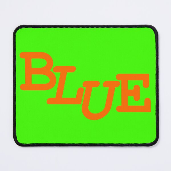 Item preview, 04 Blue in Orange Confusing Typography designed and sold by Museum Of Non-Existing Art.