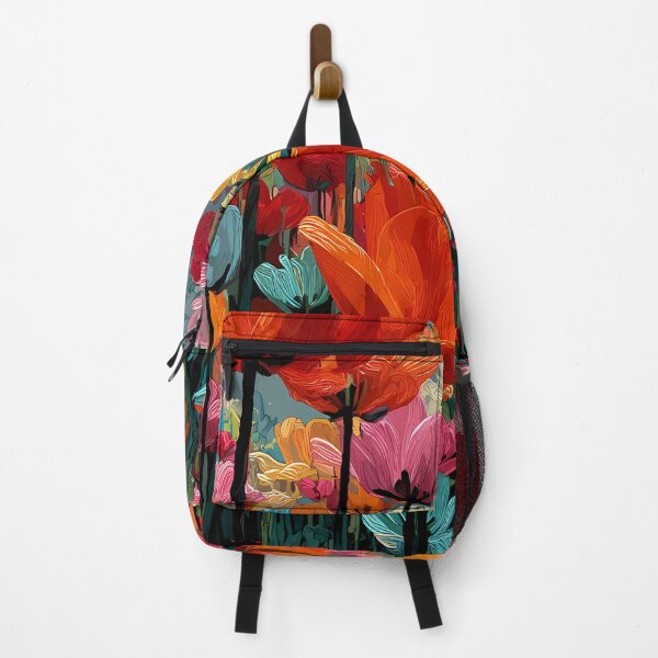 Item preview, Fresh Tulips Spring Flowers Colorful Wall Artwork designed and sold by AutoPopStudio.
