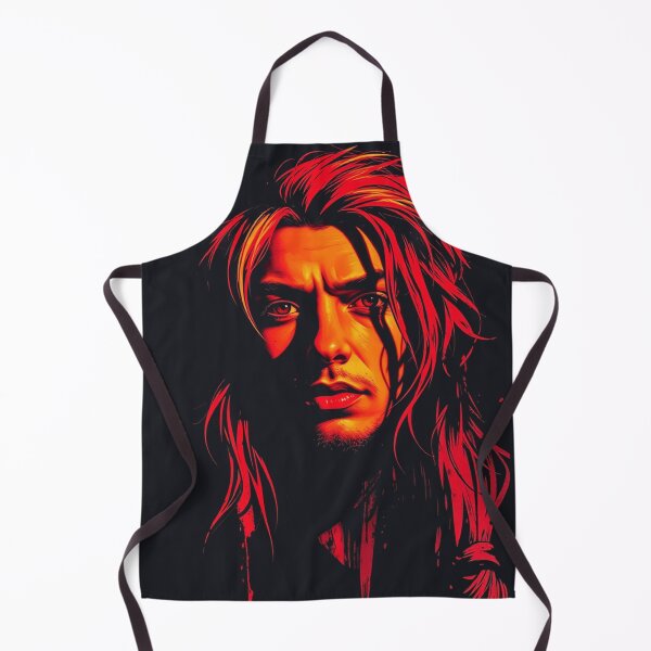 Item preview, Intense Red Rocker Man Neon Portrait Art designed and sold by ERODED SELF.