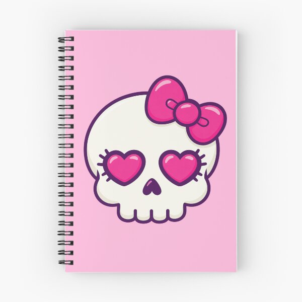 Item preview, Skull with pink bow designed and sold by YChangShop.