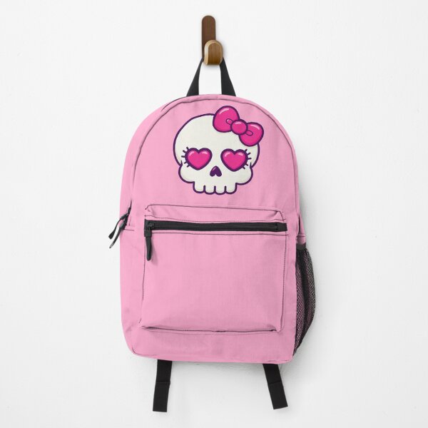 Item preview, Skull with pink bow designed and sold by YChangShop.