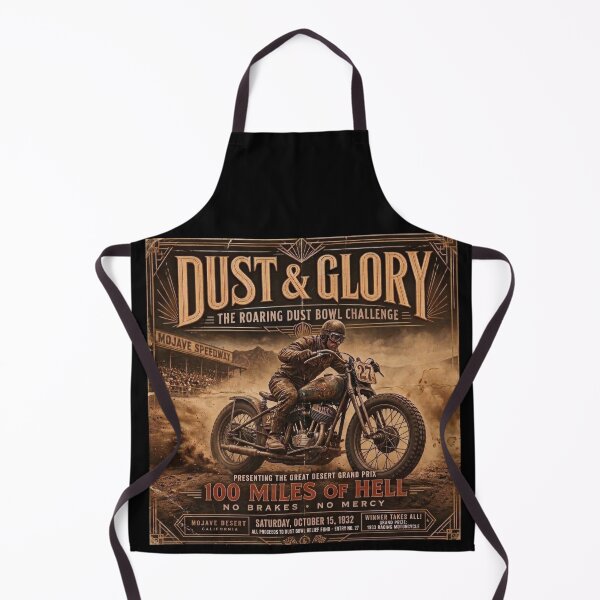 Item preview, Dust & Glory 100 Miles Of Hell Vintage Poster 1932 designed and sold by thirtyonestars.