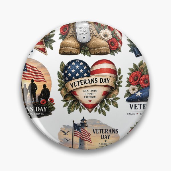 Item preview, Patriotic Veterans Day Tribute Collection designed and sold by Gold Turtle  Lina.