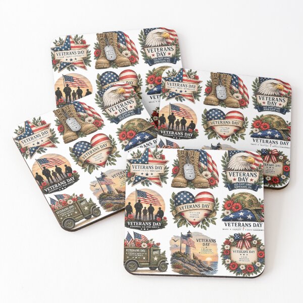 Item preview, Patriotic Veterans Day Tribute Collection designed and sold by Gold Turtle  Lina.