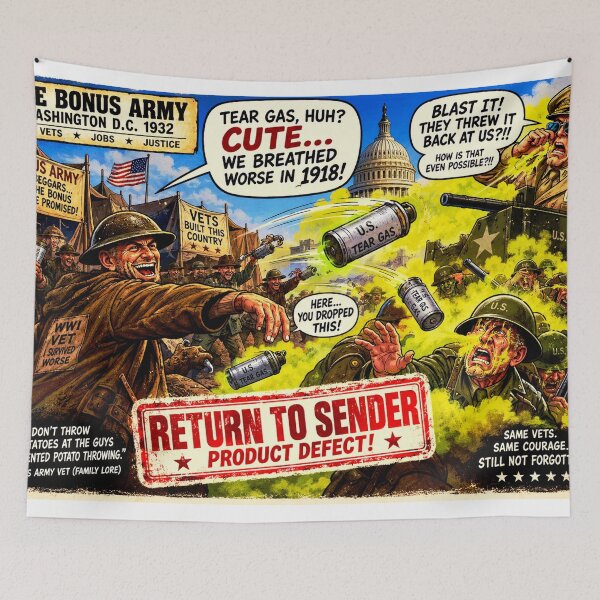 Item preview, Bonus Army WWII 1932 designed and sold by Harold122Jade.