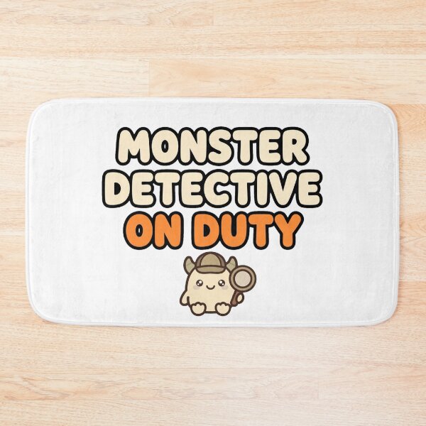 Item preview,  Monster Detective On Duty - Cute Halloween Mystery Sticker designed and sold by ismai6.