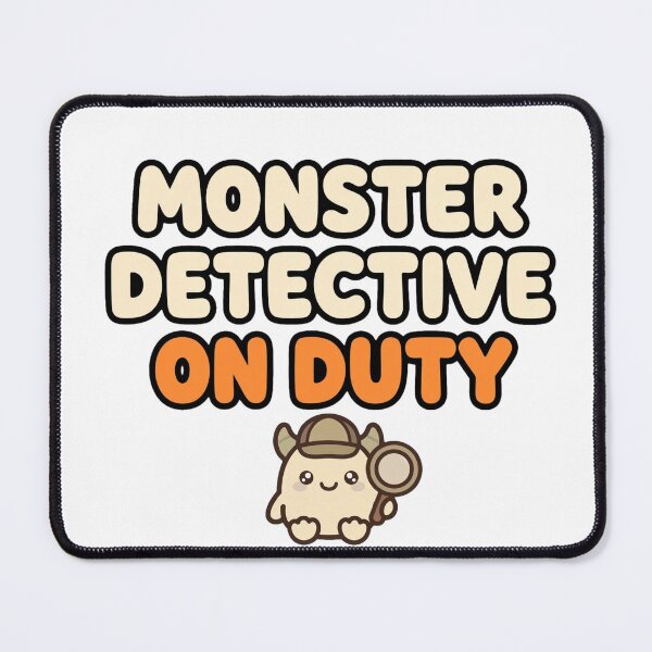 Item preview, Monster Detective On Duty - Cute Halloween Mystery Sticker designed and sold by ismai6.
