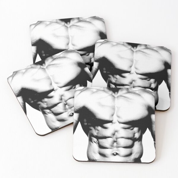 Item preview, Black and White Muscular Torso designed and sold by DukeNiko.