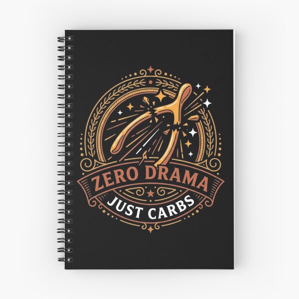 Item preview, Zero Drama Just Carbs Wishbone Funny Thanksgiving Foodie designed and sold by TeNovaStudio ⭐⭐⭐⭐⭐.