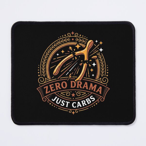Item preview, Zero Drama Just Carbs Wishbone Funny Thanksgiving Foodie designed and sold by TeNovaStudio ⭐⭐⭐⭐⭐.