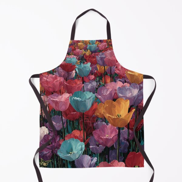 Item preview, Tulips Floral Print Vibrant Botanical Flower Artwork designed and sold by AutoPopStudio.