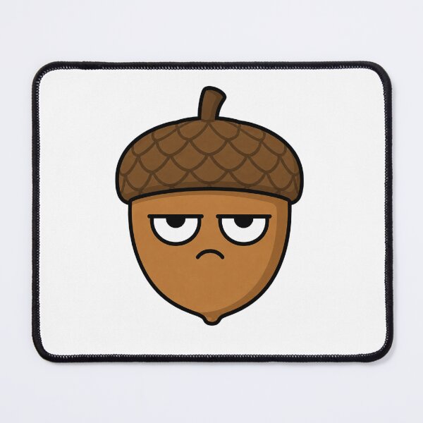 Item preview, Unimpressed Acorn Resting Bitch Face Cartoon designed and sold by Bitchy Little Things.