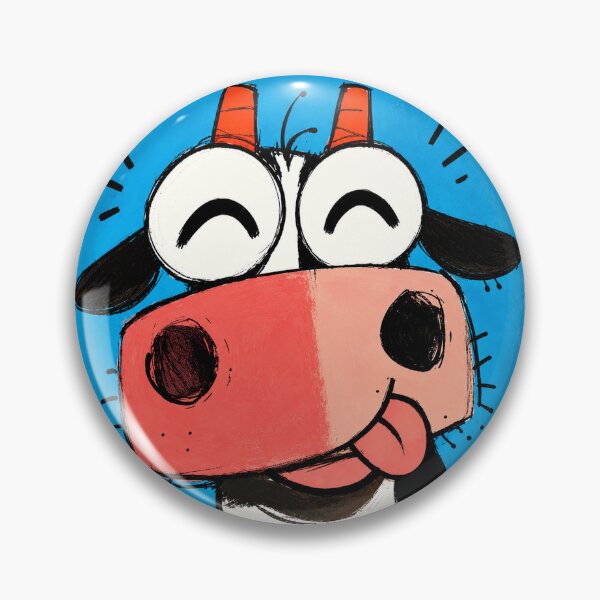 Item preview, Silly Cow T-Shirt – Cute Tongue Out Cow Funny Cartoon Farm Animal Tee designed and sold by Atum&Art.