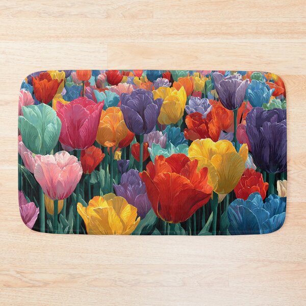 Item preview, Tulips Fine Art Painting Elegant Nature Wall Art designed and sold by AutoPopStudio.