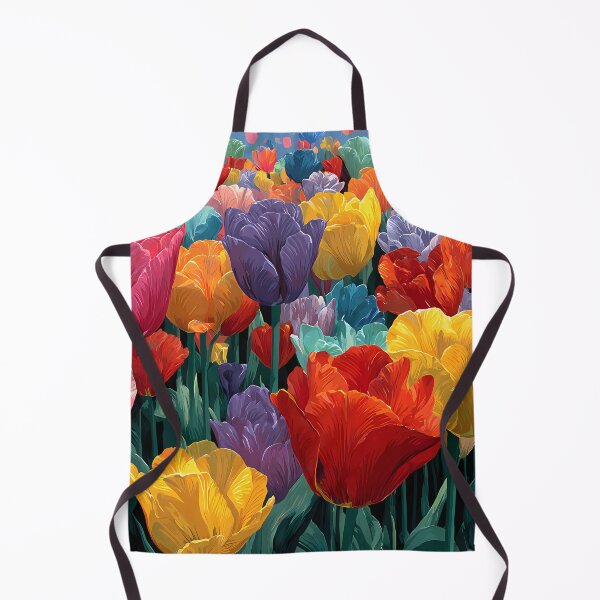 Item preview, Tulips Fine Art Painting Elegant Nature Wall Art designed and sold by AutoPopStudio.