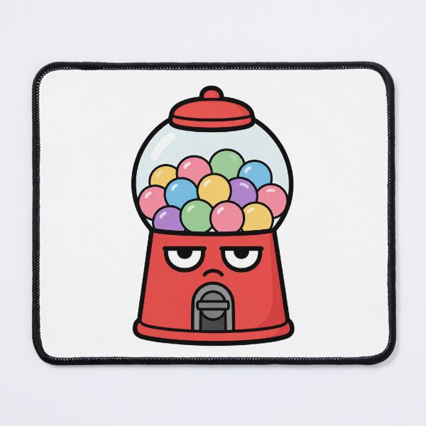 Item preview, Unimpressed Gumball Machine Resting Bitch Face Cartoon designed and sold by Bitchy Little Things.