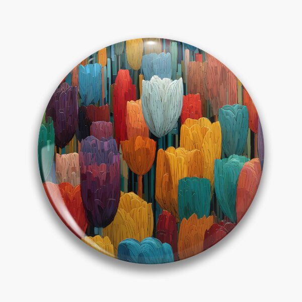 Item preview, Tulips Flower Artwork Contemporary Botanical Design designed and sold by AutoPopStudio.