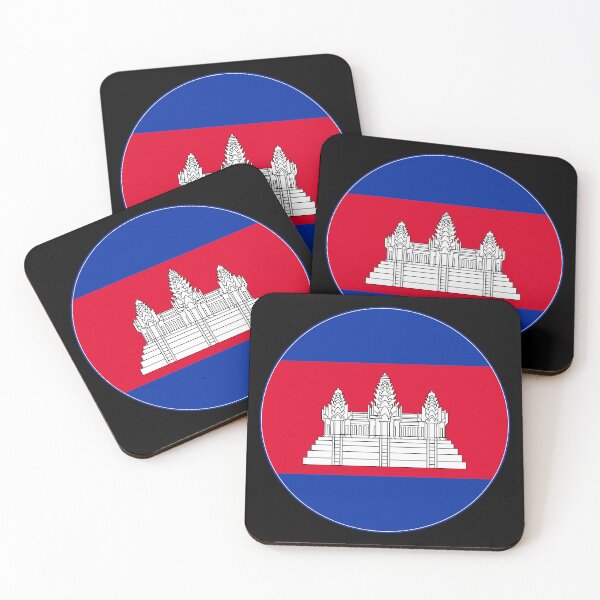 Item preview, Round Cambodia Flag Icon | Circular Cambodian Flag Button Element designed and sold by NTGUILTY.