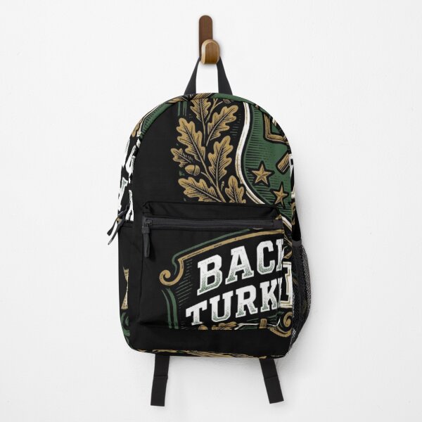 Item preview, Backyard Turkey Bowl MVP Thanksgiving Football Crest designed and sold by TeNovaStudio.