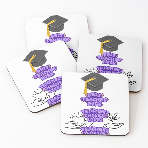Item preview, Best Teacher Ever Appreciation Sticker Pack Teacher Change Lives designed and sold by Esraa-Arts.