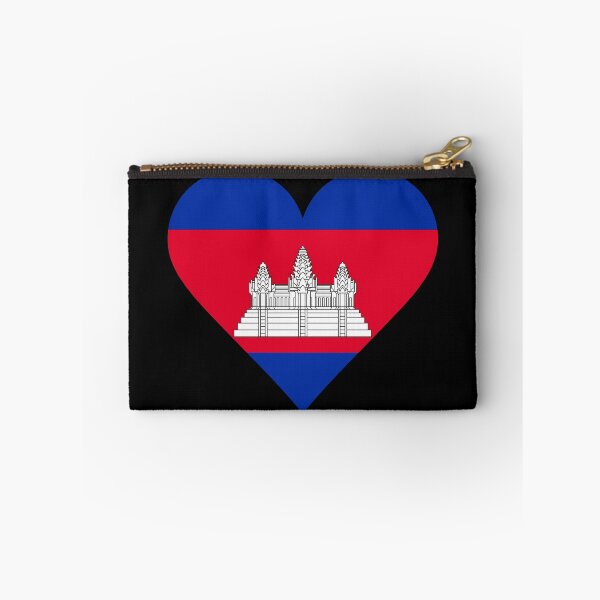 Item preview, Cambodia Heart Flag Graphic | I Love Cambodia Patriotic Symbol designed and sold by NTGUILTY.