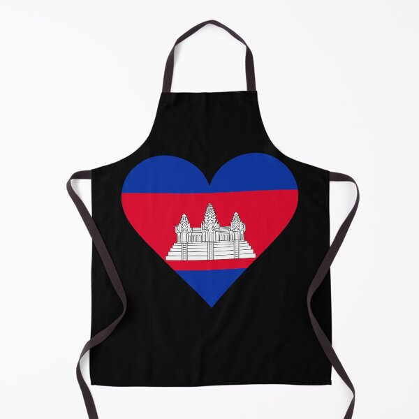 Item preview, Cambodia Heart Flag Graphic | I Love Cambodia Patriotic Symbol designed and sold by NTGUILTY.