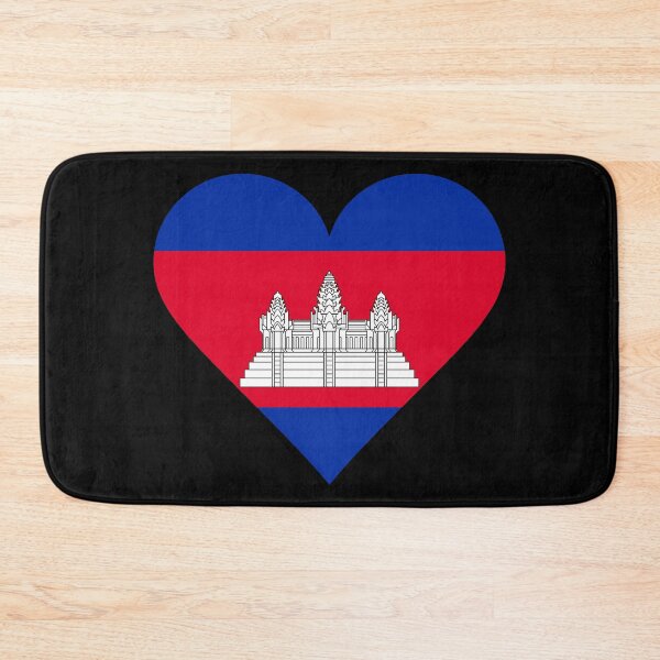 Item preview, Cambodia Heart Flag Graphic | I Love Cambodia Patriotic Symbol designed and sold by NTGUILTY.
