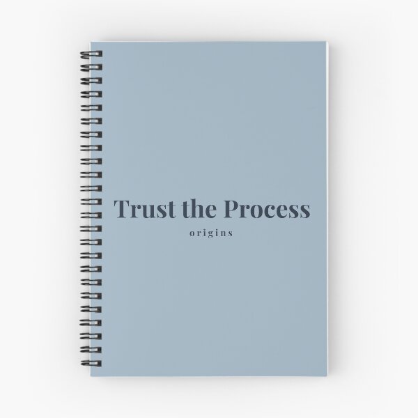 Item preview, Trust the Process - Minimalist Aesthetic Positive Quote designed and sold by ORIGINS LINES.