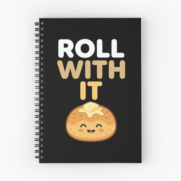 Item preview, Roll With It Funny Dinner Roll Thanksgiving Bread Pun Kawaii designed and sold by TeNovaStudio ⭐⭐⭐⭐⭐.
