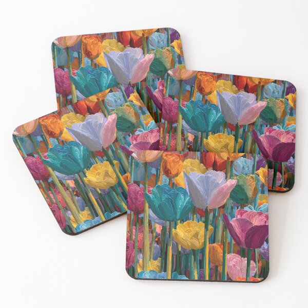 Item preview, Tulips Home Decor Beautiful Flower Wall Artwork designed and sold by AutoPopStudio.